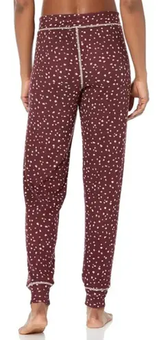 P.J. Salvage Women’s Port Lounge Pajama Jogger Pants Bottoms Port Burgundy Large New With Tags