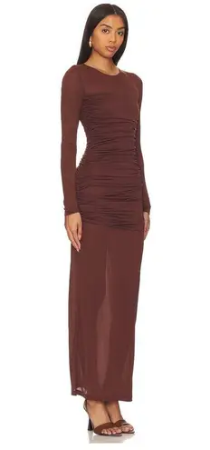 NWD L’Acadamie Alma Dress in Brown size XS
