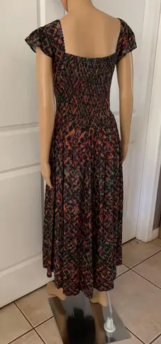 Anthropologie ANTHRO LOVE THE LABEL Kaleidoscope Print Cut Out Dress