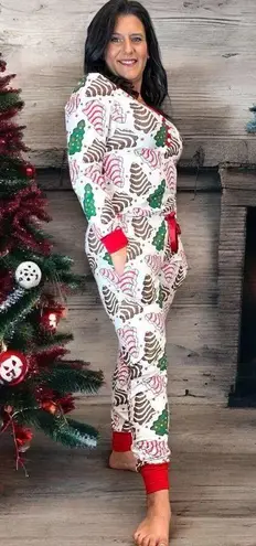 Shirley & Stone Christmas Cakes Jogger Lounge Pajama Sets for Women - Loungewear