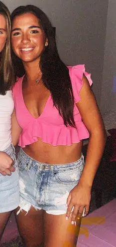 Pink Crop Top