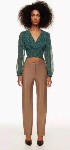 Wilfred  Aritzia MELINA PANTS Constant Camel Vegan Leather