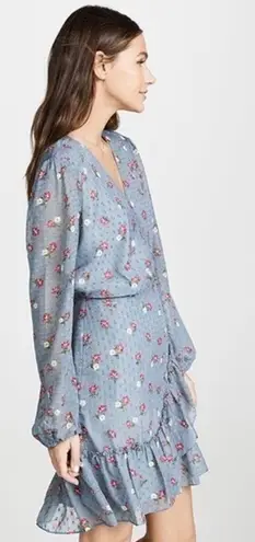 WAYF Dress Eloise Floral Wrap Mini Medium NWT