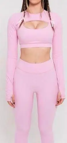 For The Peach Pink Work Out Top