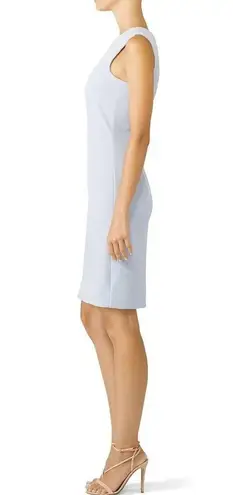 Milly Sherry Sleeveless Ruched Mini Dress in Cloud Blue 2 Womens