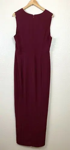 WAYF Casey Plunge Neck Gown