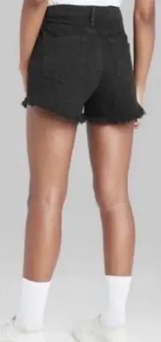 Wild Fable High Rise Black Denim Shorts