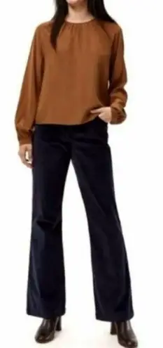 Babaton NWT - Aritzia Joey Corduroy Pants Navy High Rise Flare