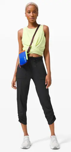 Lululemon  Beyond the Studio Black Crop‎ Size 6 - Image 1