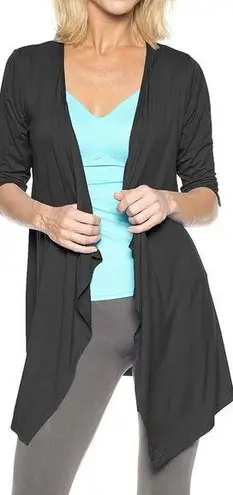 Rhonda Shear Black AHH COMFORT WRAP Cardigan Size 2X/3X