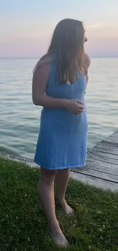 Hollister Crochet Halter Mini Dress