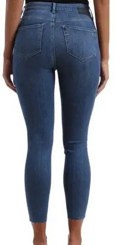 Mavi NWT Size 34 Jeans Scarlett High Rise Super Skinny Stretch Frayed Hem Blue