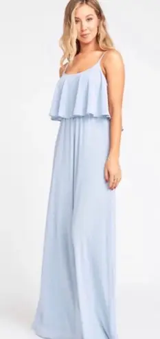 Show Me Your Mumu Caitlin Ruffle Maxi NWT Blue Size M 73 58 Off Retail New With Tags From Tawni