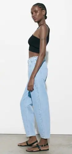 ZARA  Paperbag waist jeans