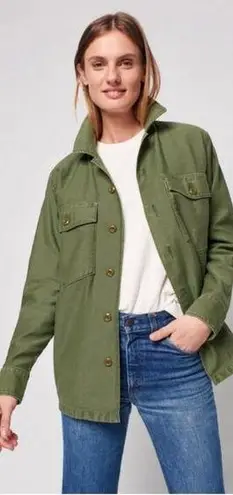 Faherty ππ Savannah Cotton Overshirt Jacket~ Fatigue Green XS NWT