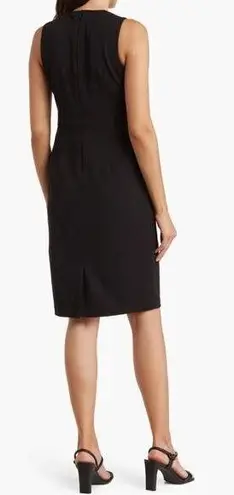 Eliza J Faux Pearl Sleeveless Shift Dress Classic Little Black Dress Size 12 NWT