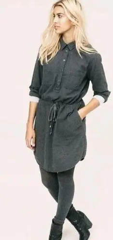 Lou & grey Henley Shirt Dress NWOT