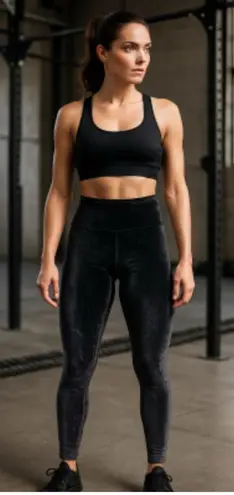 Beyond Yoga Velvet Motion High Waisted Midi Legging in Size Medium