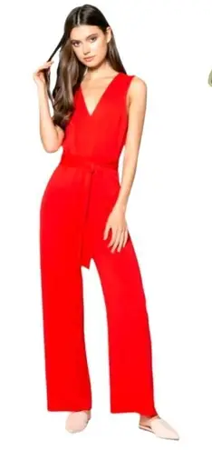 Lavender Brown Black And Brown Sleeveless V Neck Snakeskin Wide Leg Jumpsuit S