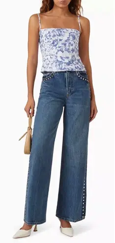 Reformation New! Blue Overland Floral Linen
Top Sz 10 $168