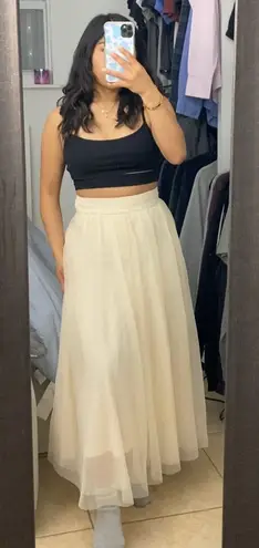 H&M Cream Tutu Skirt