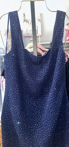 Boutique Reggio Navy Formal Maxi Dress