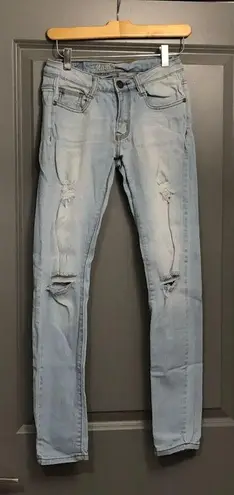 Machine Jeans Inc Machine Distressed Jeans