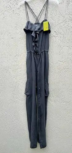 Cynthia Steffe Cynthia Steve gray silky jumpsuit size 2