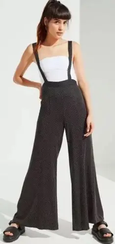 Urban Outfitters Wide Leg Suspender Pants