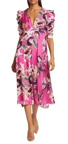Pat Bo Grace Pink Floral Print Puff