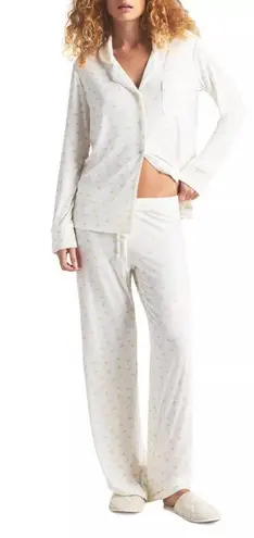 SKIMS Ribbed Floral Luxe Lounge Pants Marble Garden Size XS