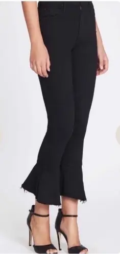 MOTHER The Cha Cha Fray Jeans In Not Guilty Size 25 Black