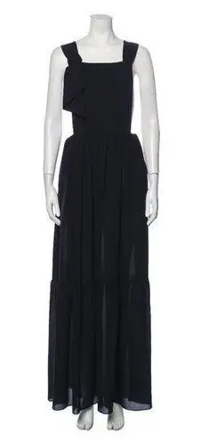 Pinko Backless Black Gown