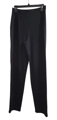 Villager Ponte Pants Career Dress Pants Stretch Black Straight Leg M