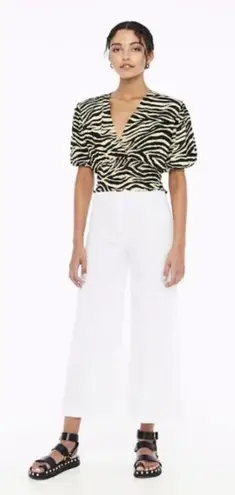 Faithfull the Brand Oma Top Amaia Zebra NWT Sz. 4