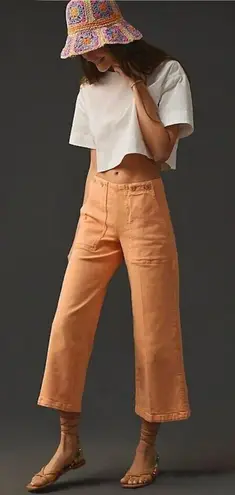 Pilcro and the Letterpress The Kit High-Rise Crop Pants Jeans