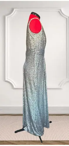 Sorella Vita Brushed Gold Sequined Gown Style 8686 Size 14