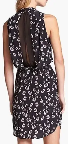 Rebecca Taylor Silk Leopard Dress Nordstrom Bobcat Print 2 Pockets