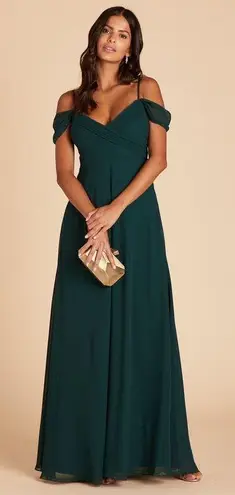 Birdy Grey Spence Convertible Dress In Chiffon Emerald