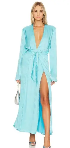 Camila Coelho Millie Maxi Dress in Bright Blue Medium