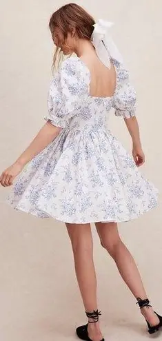 💕SELKIE💕 The Bed & Breakfast Kiera Dress ~ Blue Floral Print XXL