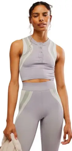 Free People Movement NWOT Free People FP Movement Free Kick Muscle Tank Crop Top Women's M/L Purple