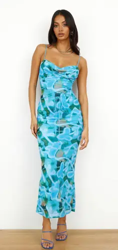 Hello Molly Multi Color Maxi Dress