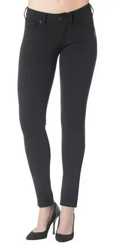 Silver Jeans Aiko Skinny Jeans Womens 25 Black Mid Rise Super Stretch Denim NEW