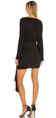 L'Academie  The Lorriana Mini Dress in Black