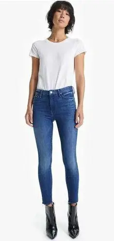 MOTHER Denim Mother The Looker Ankle Fray Skinny Jeans in Bazaar Adventures Size 26
