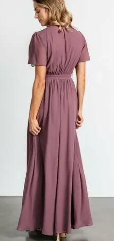 Baltic Born Vintage Plum Naomi Short Sleeve Maxi Dress