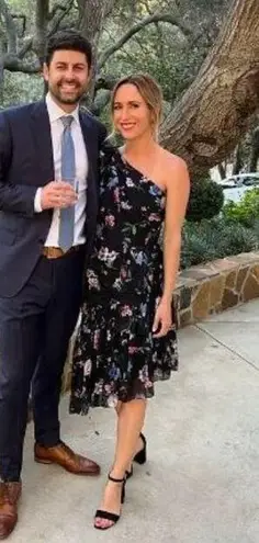 Shoshanna Midnight Gia One Shoulder Dress in Black Floral 4 Womens Cocktail