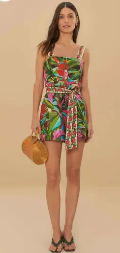 Farm Rio FLORAL ROMPER - SIZE SMALL- NWOT