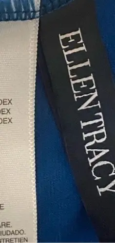 Ellen Tracy floral and fauna tankini halter top with keyhole in size 8. EUC